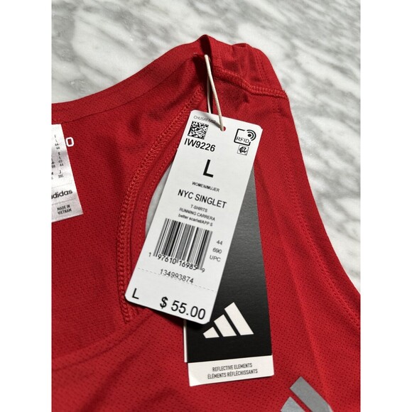 adidas Adizero New York City Running Singlet racing TANK IW9226 Women's Large - Picture 6 of 9